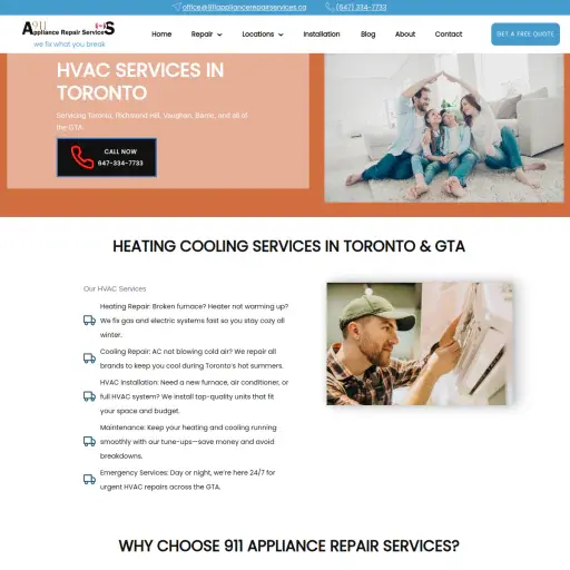 911 Home Heating & Cooling