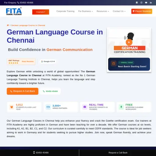 German Language Course in Chennai
