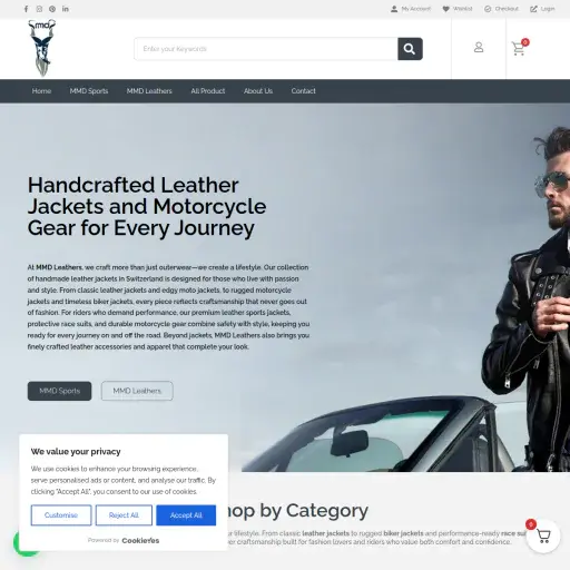 MMD Store - Moto Jacket | Race Suit | Leather Jackets In Switzerland